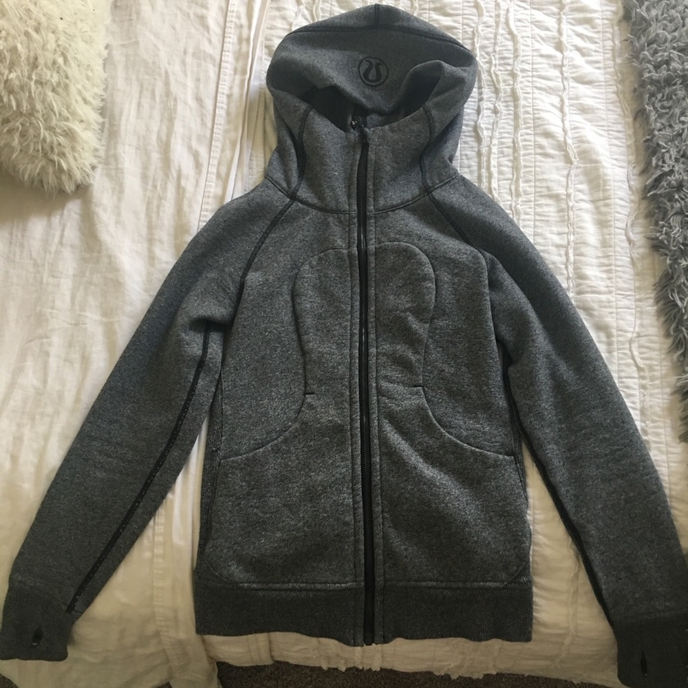 Grey lulu scuba jacket
